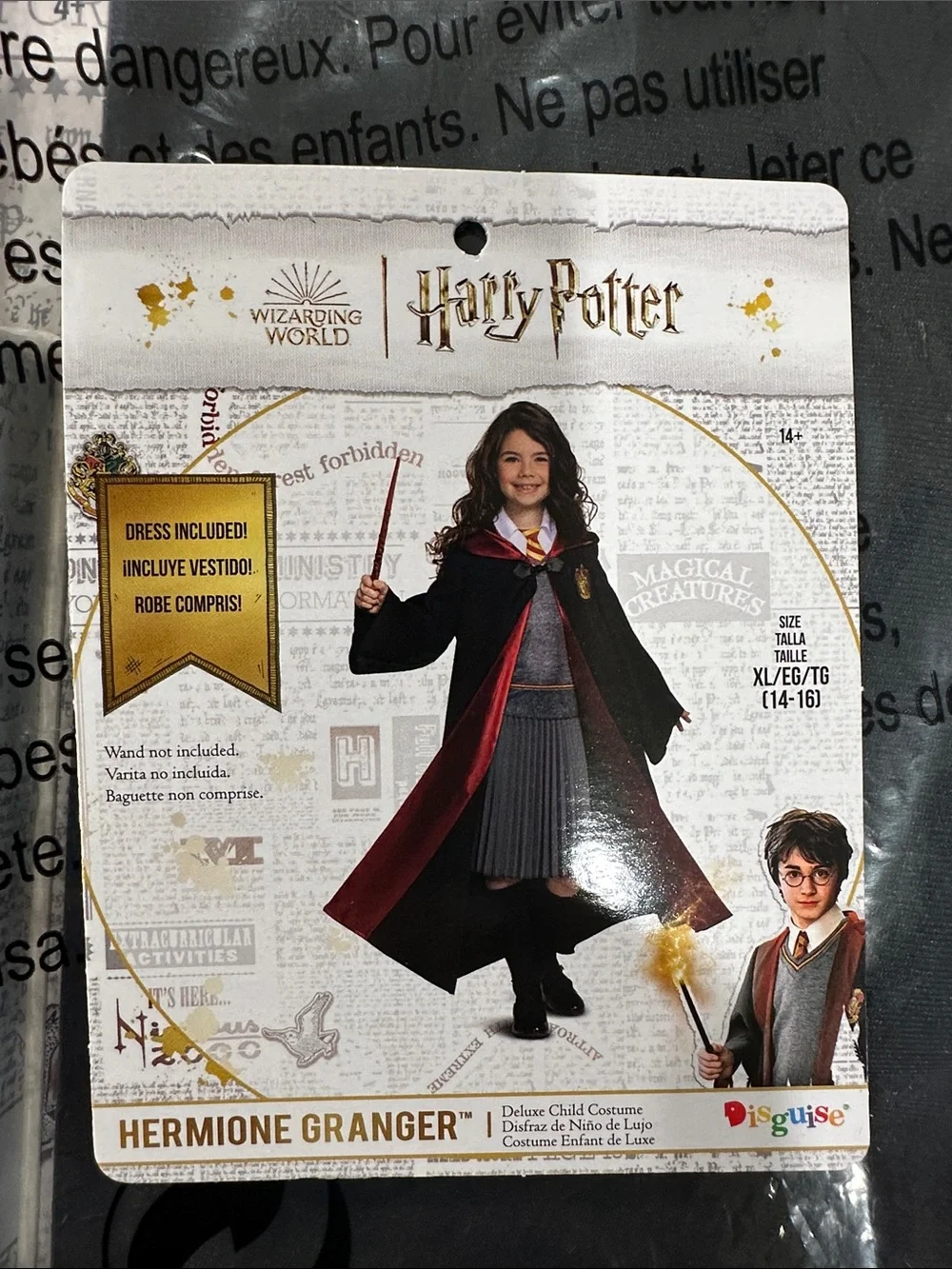 Hermione Costume and Wand
